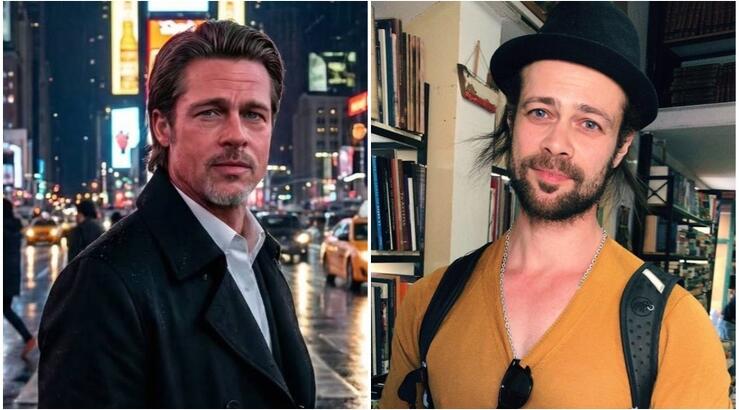 Άρης Κοντός: Τα πρώτα λόγια του κούκλου σωσία του Brad Pitt - Έφθασαν μαζί στην Ύδρα