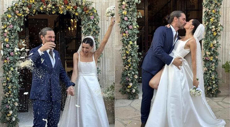 Κλέλια Γιασεμίδου – Πέτρος Αθανασίου: Just married [εικόνες]