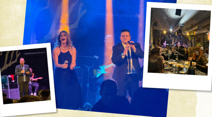 Στο χριστουγεννιάτικο πάρτι της τηλεόρασης ΣΙΓΜΑ και του Συγκροτήματος ΔΙΑΣ [βίντεο]