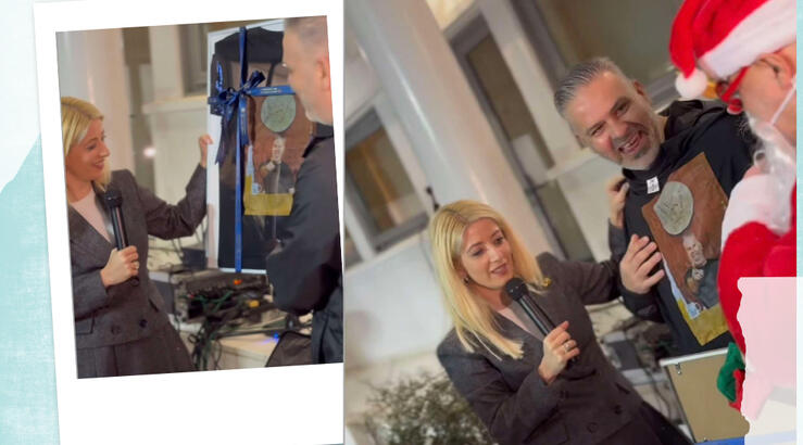 Το δώρο της Αννίτας Δημητρίου στον Λούη Πατσαλίδη [βίντεο]