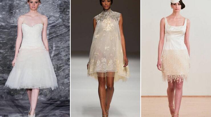 20 κοντά νυφικά φορέματα για να επιλέξεις