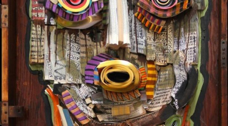 Tα χάρτινα γλυπτά του Nίκου Γεωργίου στις βιτρίνες του Hermès της Νέα Υόρκης 