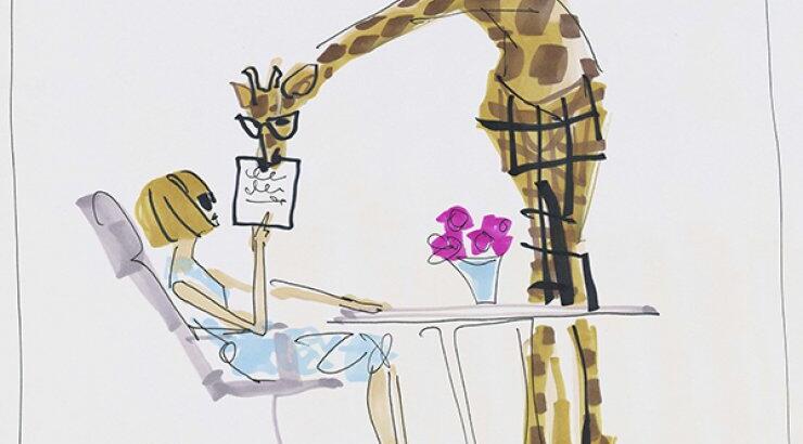 Πως ο fashion illustrator Donald Robertson ζωγράφισε την Anna Wintour… και όχι μόνο [Εικόνες]