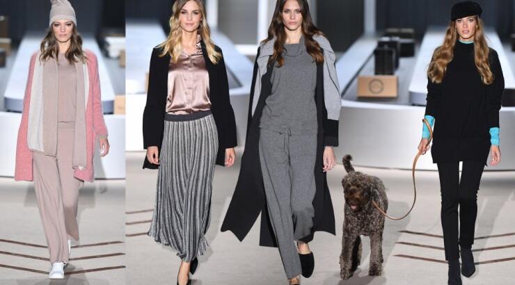 Ramona Filip: Στο front row του fashion show του οίκου Falconeri