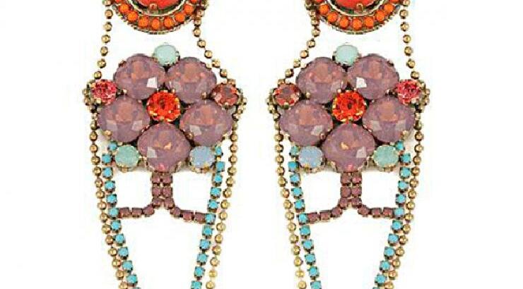 Swarovski Flower Earrings