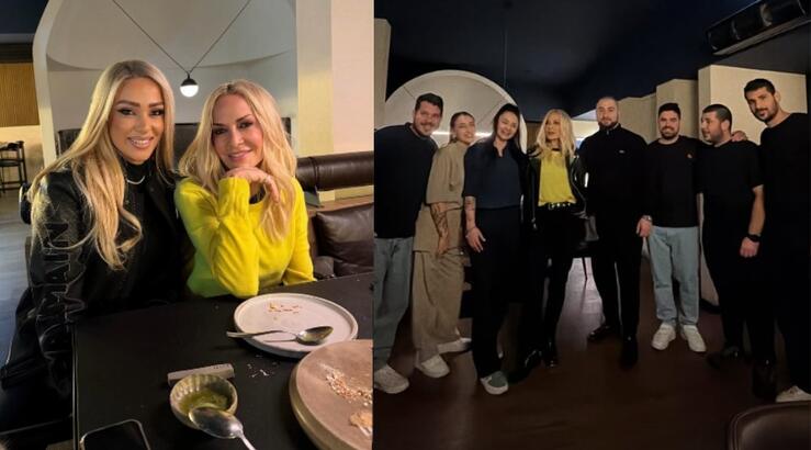 Άννα Βίσση: Δείπνισε σε εστιατόριο της Λευκωσίας και δεν σταμάτησε να βγάζει αναμνηστικές εικόνες