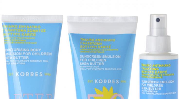 Νέο παιδικό ενυδατικό γαλάκτωμα σώματος από τη σειρά Βούτυρο Karité του Κορρές