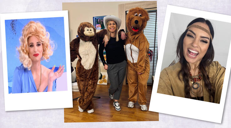 Οι μεταμφιέσεις των παρουσιαστριών της κυπριακής τηλεόρασης [βίντεο]