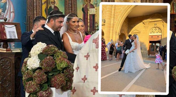 Θησέας Ιωάννου – Αναστασία Θεοδοσίου: Παντρεύτηκαν [εικόνες & βίντεο]