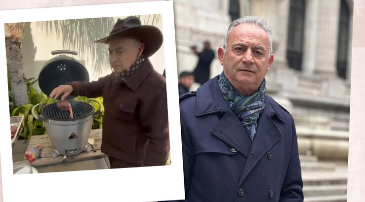 Αβέρωφ Νεοφύτου: Ντυμένος Cowboy έψησε μπριζόλες την Τσικνοπέμπτη [βίντεο]