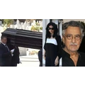 Νίκος Γαλανός: Συγκινημένη η σύντροφός του, Έλενα Σαγάνα στην κηδεία του [εικόνες]