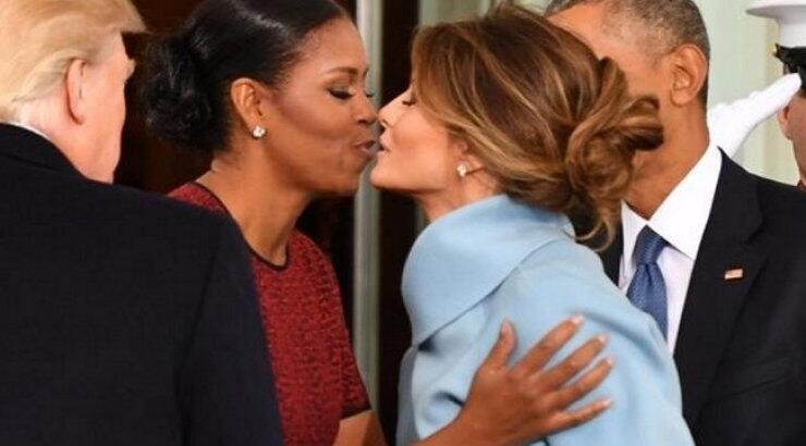 Απίστευτο! Δείτε πως αντέδρασε η Michelle Obama όταν πήρε το δώρο από την Melania Trump