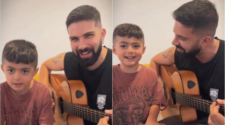 Ανδρέας Λέοντας: Ο γιος του τραγουδάει Άννα Βίσση και μας ενθουσιάζει