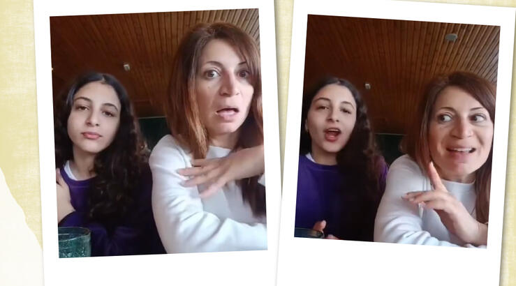 Αρτεμίου: Το βίντεο με τη βαφτιστήρα της αναπαριστώντας καυγά της Σοφίας Χατζηπαντελή στο MSR