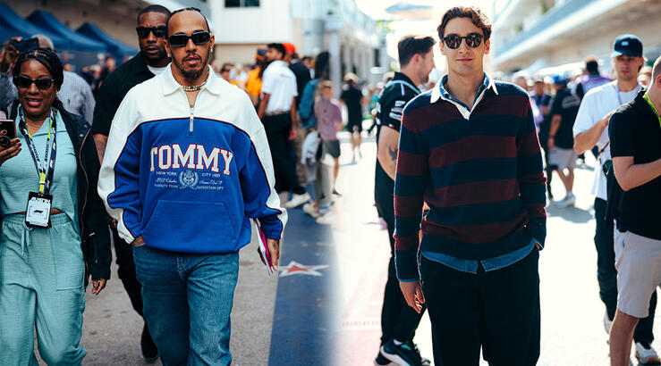Με  TOMMY HILFIGER  οι George Russell και Lewis Hamilton στο AUSTIN GRAND PRIX