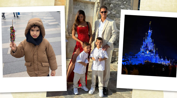 Σωτηρίου - Κορτζιά: Στη Disneyland με τους γιους τους [εικόνες & βίντεο]