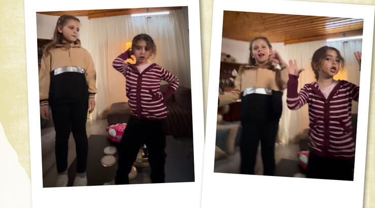 Ανδρέας Γεωργίου: Οι τηλεοπτικές του κόρες τραγουδούν και χορεύουν το «Jalla» [βίντεο]