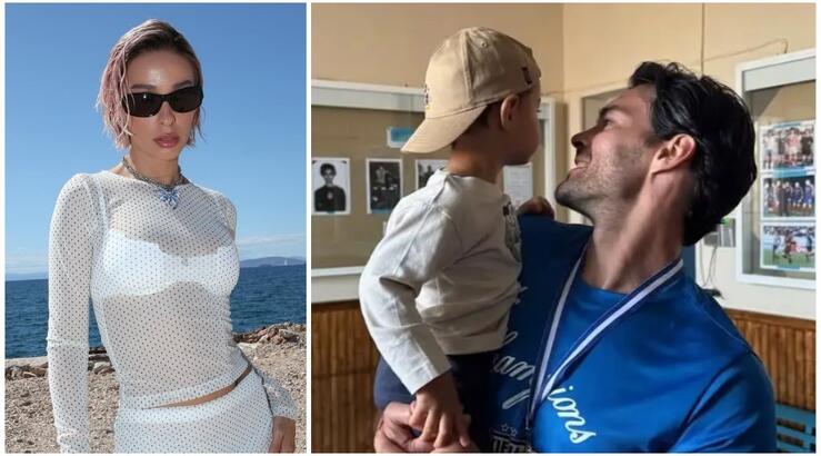 Ελένη Φουρέιρα: Στην παραλία με τον Alberto Botia και τον γιο τους, Ερμή [εικόνα]