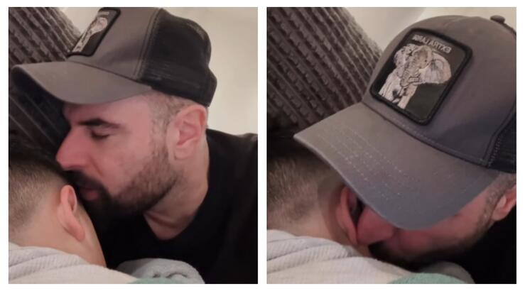 Γιώργος Παπαδόπουλος: Στην αγκαλιά του γιου του ο τραγουδιστής [βίντεο]