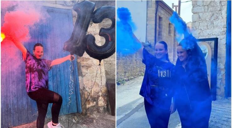 Xάρις Πότσου: Η γενέθλια έκπλη στην κόρη της με φωτοβολίδες και καπνογόνα [βίντεο]