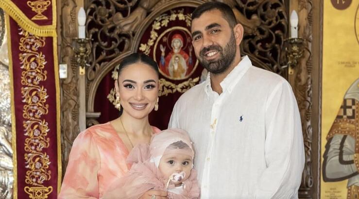 Παμπίνα Γεωργίου: Το επίσημο φωτογραφικό άλμπουμ βάφτισης της κόρης της