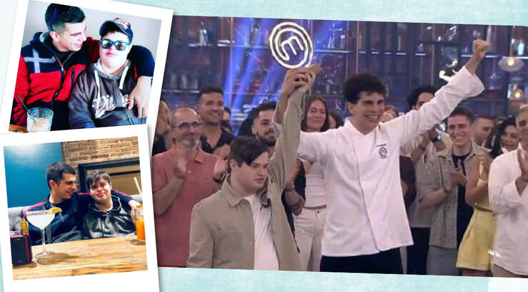 O νικητής του MasterChef συγκίνησε έχοντας δίπλα του τον αδερφό του με σύνδρομο Down