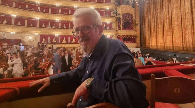 Ηράκλης Γιωργαλλής: Το ταξίδι με τη σύζυγό του στη Μόσχα [εικόνες]