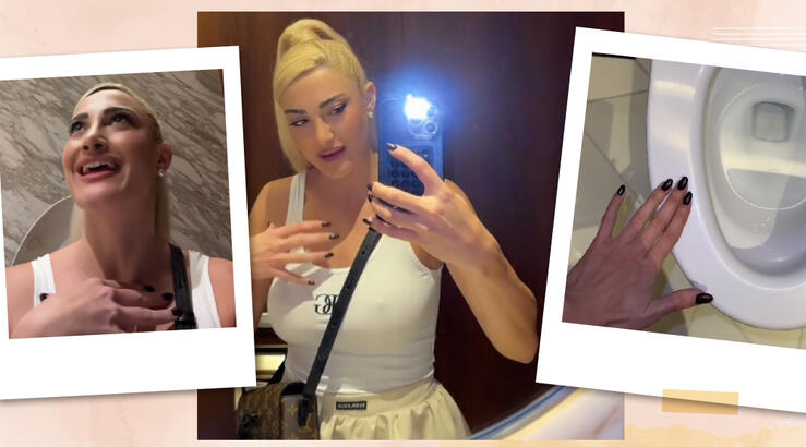 Η Ιωάννα Τούνη ενθουσιασμένη, μας ξεναγεί στις δημόσιες τουαλέτες του Dubai mall  [βίντεο]