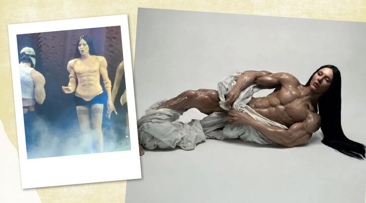 Τάμτα: Εμφανίστηκε στη σκηνή φορώντας "ανδρικό σώμα" και έκανε τη διαφορά [βίντεο]