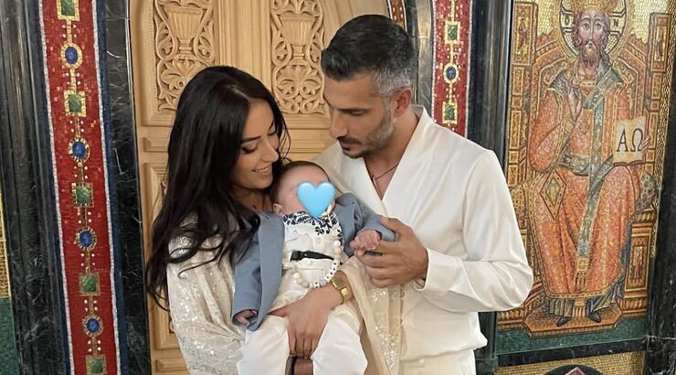 Άλκης Χρήστου - Δέσποινα Χατζηζαχαρία: Έβγαλαν τα μύρα του γιου τους [εικόνες]