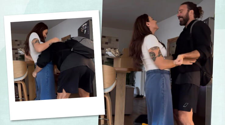 Ευρυδίκη Βαλαβάνη: Η στιγμή που ανακοινώνει στον σύζυγό της ότι θα γίνουν γονείς [βίντεο]