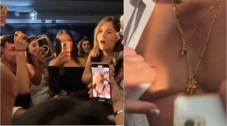 Χαμός με Έλληνα τραγουδιστή on stage: Ανέβηκαν θαυμάστριες και του έσκισαν το πουκάμισο