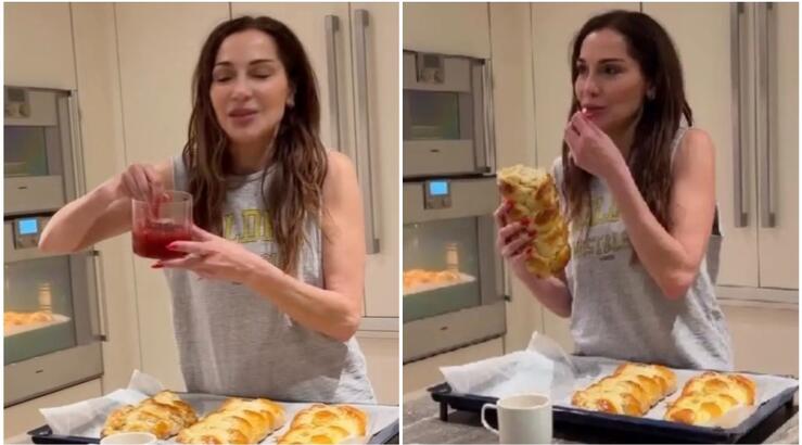 Βανδή: Έφτιαξε τα διάσημα πασχαλινά τσουρέκια της παρέα με τον κουμπάρο της [βίντεο]
