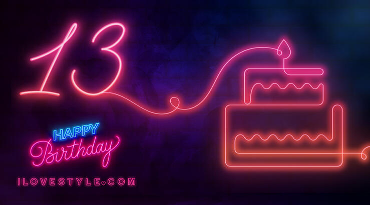 Το ilovestyle γιορτάζει τα 13α γενέθλιά του 