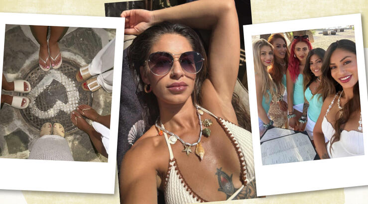 Νάταλι Κάτερ: Το bachelorette στις Κυκλάδες λίγο πριν τον γάμο [εικόνες]