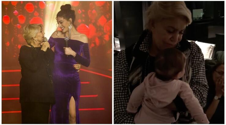 H ανάρτηση της Ήβης Αδάμου με τη Μαρινέλλα - Η στιγμή που νανούριζε τη νεογέννητη τότε κόρη της [βίντεο]