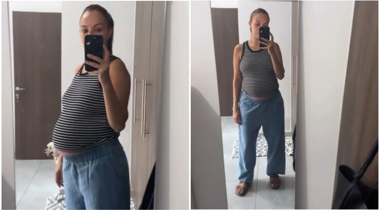 Χριστίνα Κυριάκου: Το συγκινητικό βίντεο του μωρού που κουνιέται στην κοιλιά της [βίντεο]