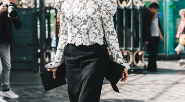 Λευκή δαντέλα: Πώς να τη φορέσεις το χειμώνα 