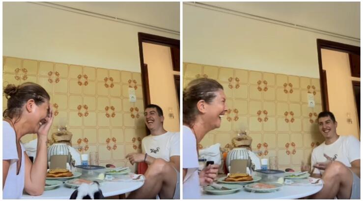 Σοφία Αλιμπέρτη: Δέχεται μαθήματα φωνητικής στην κουζίνα από τον γιο της, Good Job Nicky [βίντεο]