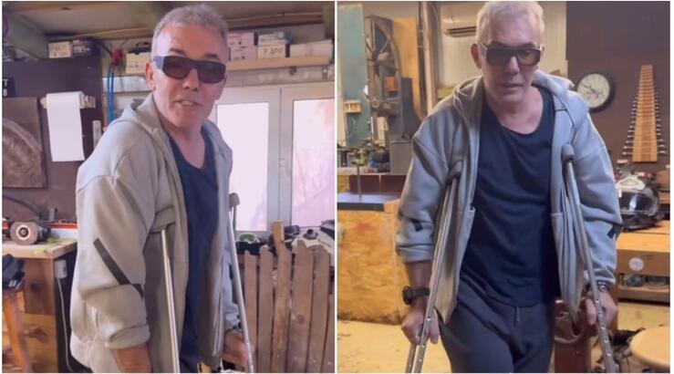 Ατύχημα για τον Ρόκκο: Με 2 κατάγματα στο πόδι επειδή έτρεξε το σκύλο του για να σώσει μία γάτα [βίντεο]