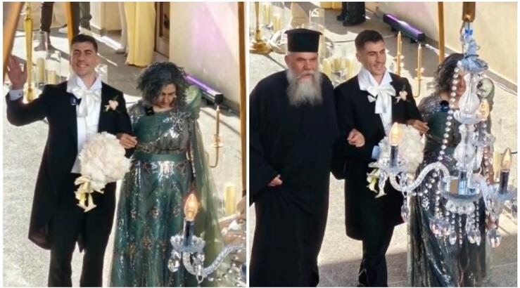 Φειδίας: Έφθασε στην εκκλησία και συγκίνησε τους καλεσμένους με τα λόγια του [βίντεο]