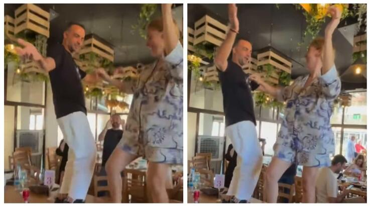 Μιχάλης Σοφοκλέους: Τον «τσακώσαμε» να χορεύει τσιφτετέλι στο τραπέζι σε ταβέρνα στο Παραλίμνι [βίντεο]