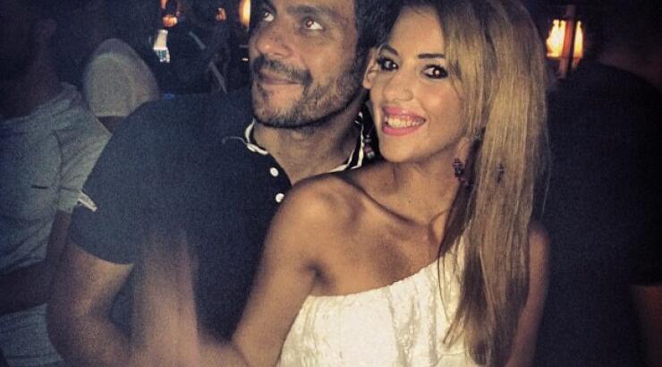 Γιώργος Ρούσσος: Σε νυχτερινή έξοδο με τη σύντροφό του