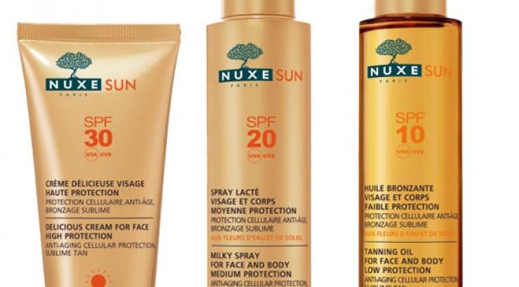 Η σειρά αντηλιακής προστασίας Suncare από την Nuxe με νερό και ηλίανθους