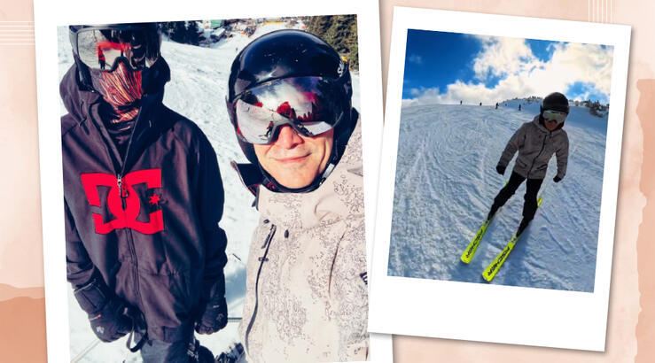 Σάκης Ρουβάς: «Απόδραση» στα χιόνια με τον γιο του [εικόνες & βίντεο]