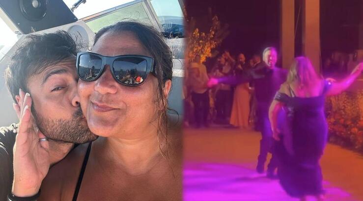 Ανδρέας Γεωργίου: Ο χορός με την αδερφή του Ξένια στο γλέντι του γάμου [βίντεο]