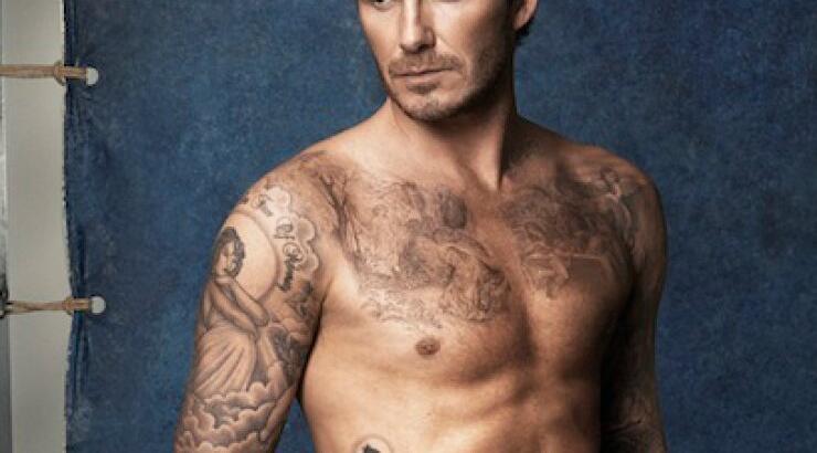Ημίγυμνος ξανά ο David Beckham