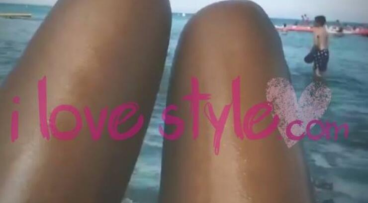 Επώνυμη Κύπρια μας εντυπωσιάζει με τα πόδια της στην παραλία!