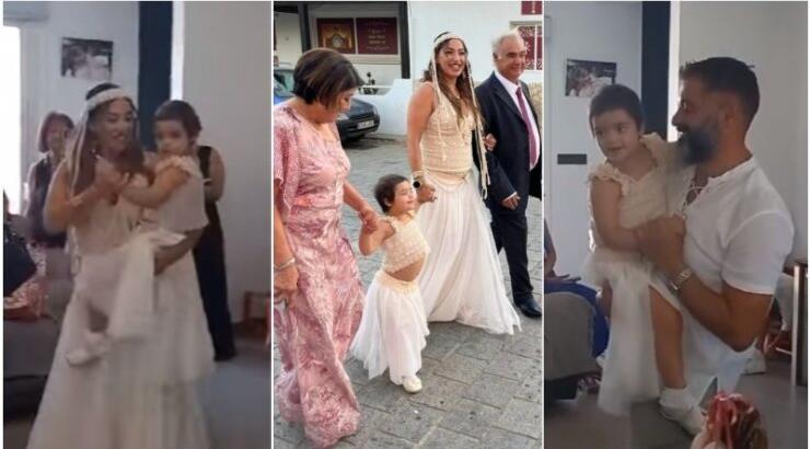 Δάκρυα συγκίνησης: Οι γονείς της μικρής Μοδέστιας που συγκίνησε όλη την Κύπρο παντρεύτηκαν [εικόνες]