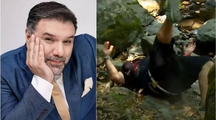 Γρηγόρης Αρναούτογλου: Η απίστευτη τούμπα που έφαγε στα γυρίσματα της εκπομπής του